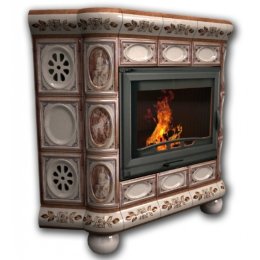 Каминная облицовка КимрПечь Медальон угловая Модерн